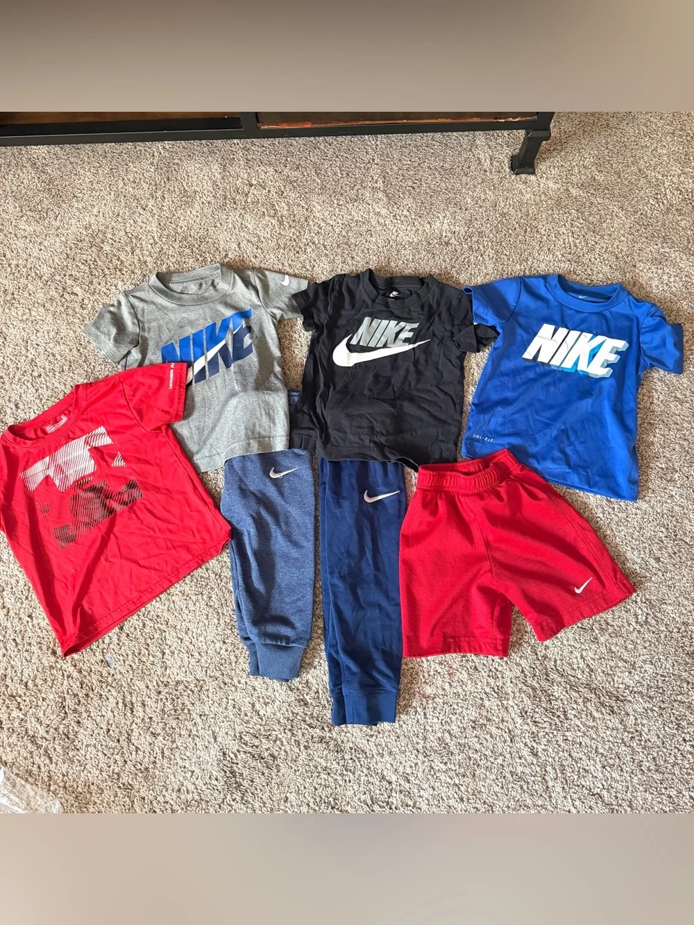Nike Kids Mixed Tops & Bottoms Set - Red, Blue, Gray, Black